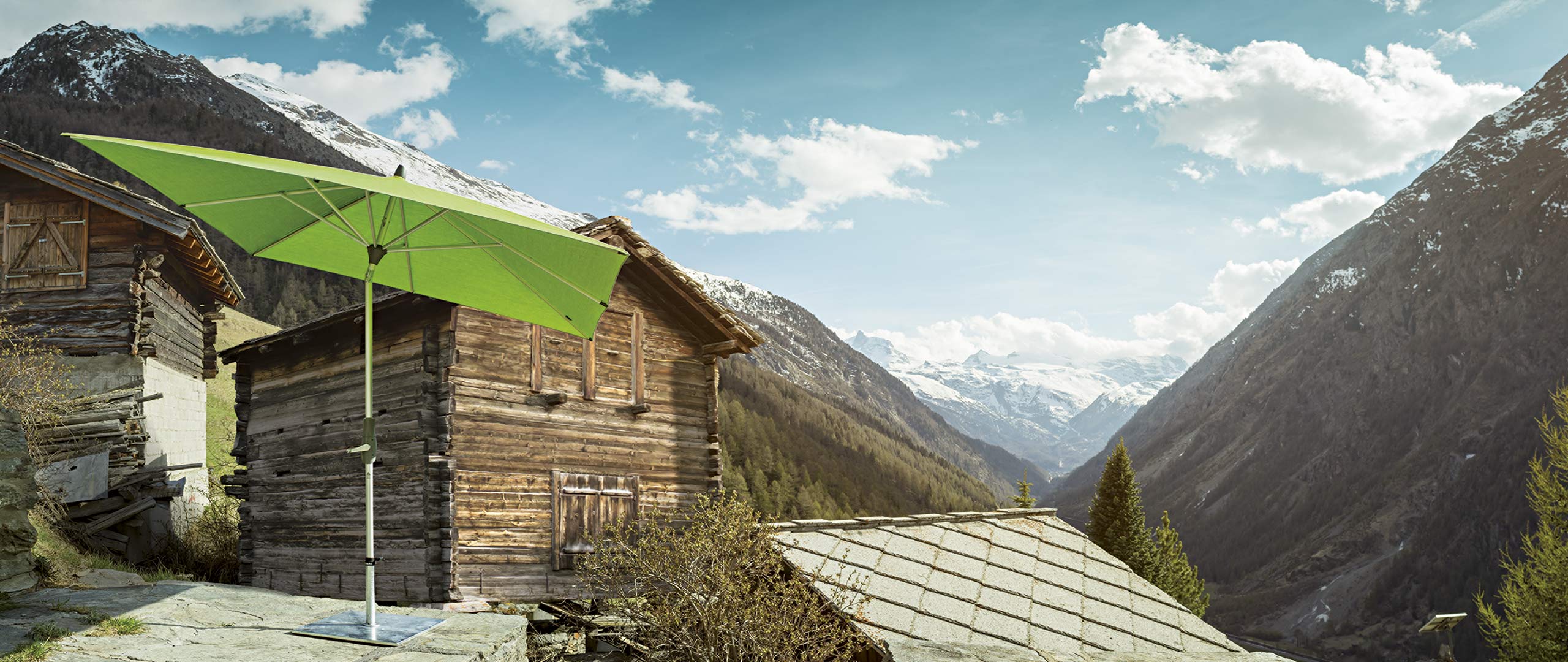 Glatz Sonnenschirm in Zermatt