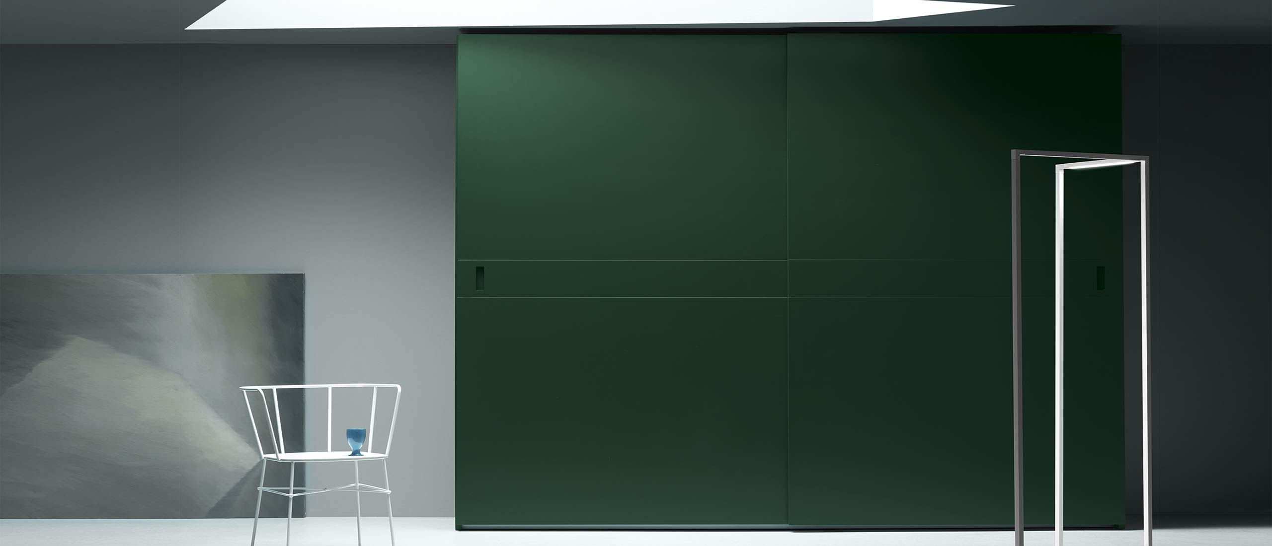 MD House Schrank Lack grün