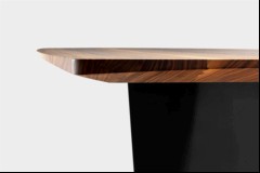 Girsberger Tisch Onda Nussbaum